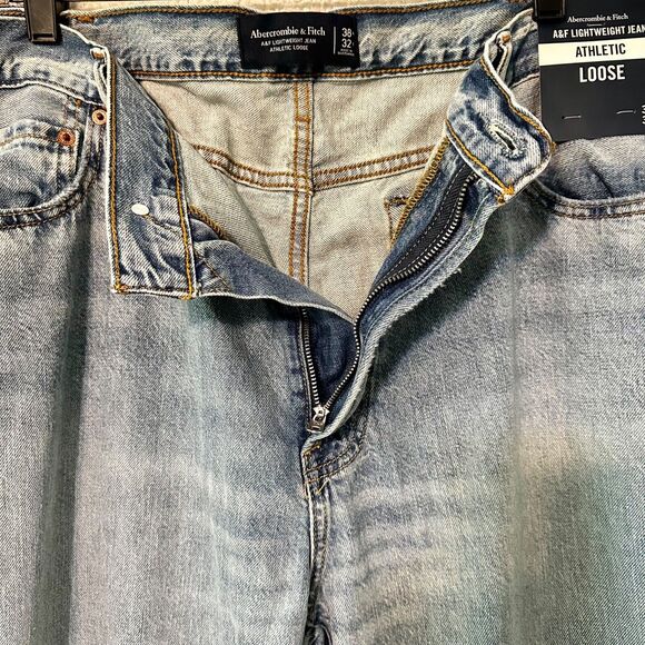 Abercrombie & Fitch Lightweight Jean Athletic‎ Loose 38X32 - Picture 7 of 16